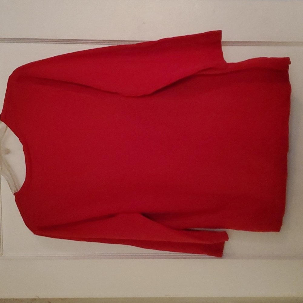 Red cotton sweater - Picture 4 of 6